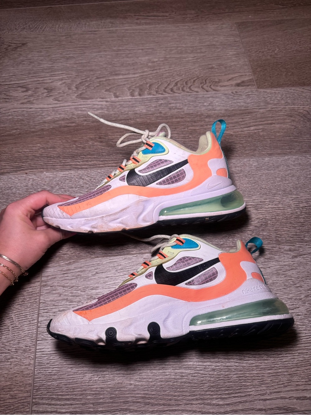 Nike Air Max 270 React SE “Light Arctic Pink” Size 6 - Picture 6 of 15